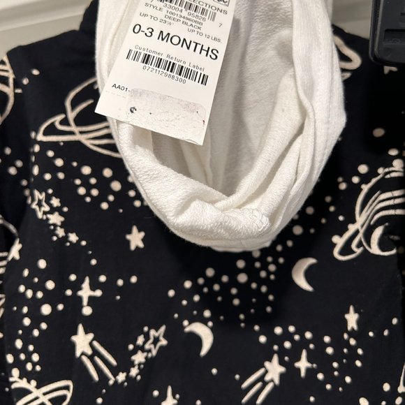 FIRST IMPRESSIONS BOYS DEEP BLACK OUTER SPACE 2-PC SET - Picture 11 of 11